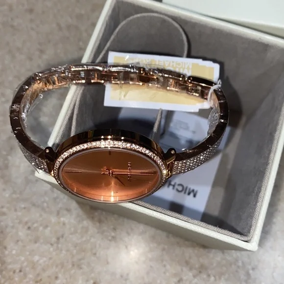 Michael Kors Jaryn Pave Bangle Watch 36mm